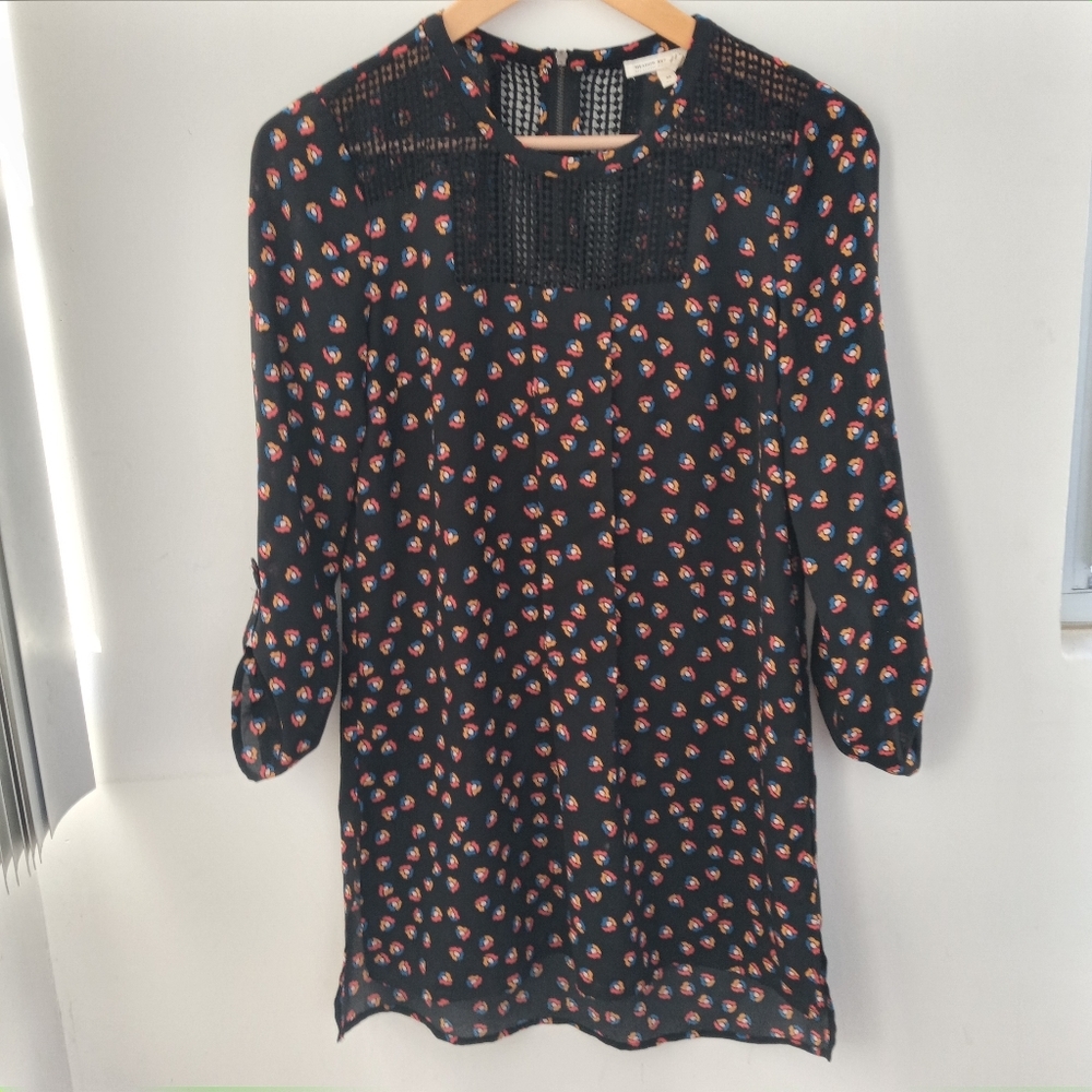 Anthro Meadow Rue XS Floral Print Tunic Top